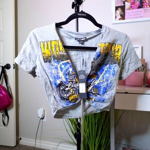 “On a World Tour” Crop Top from Fashion Nova